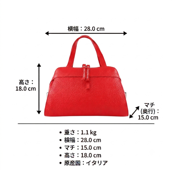 MALTHE 4 MALTHE 本革2WAY ハンドバッグ