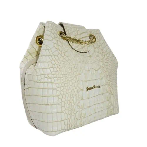 THEBE本革リュックベージュ