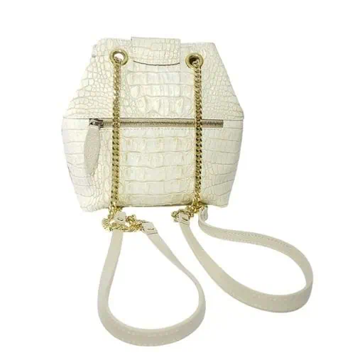 THEBE本革リュックベージュ