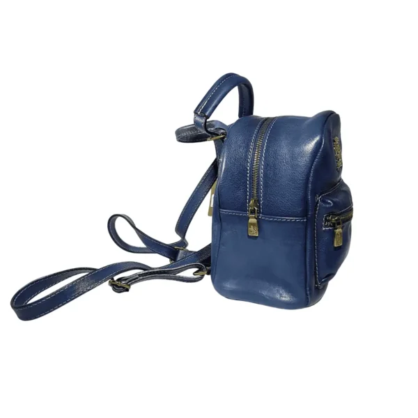 Luna本革リュック青