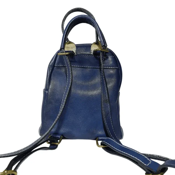 Luna本革リュック青