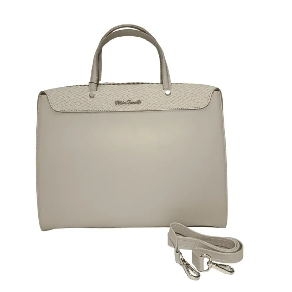 革製ハンドバッグ2wayベージュ