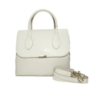 牛革ハンドバッグベージュ