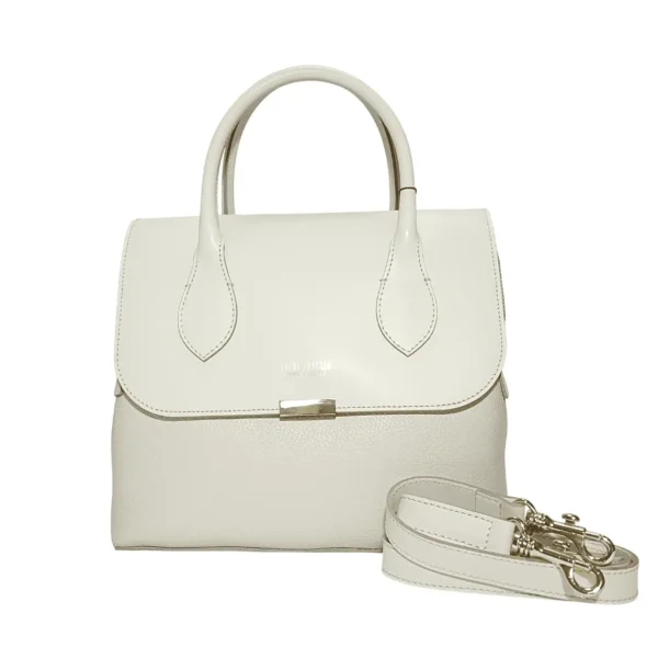 牛革ハンドバッグベージュ