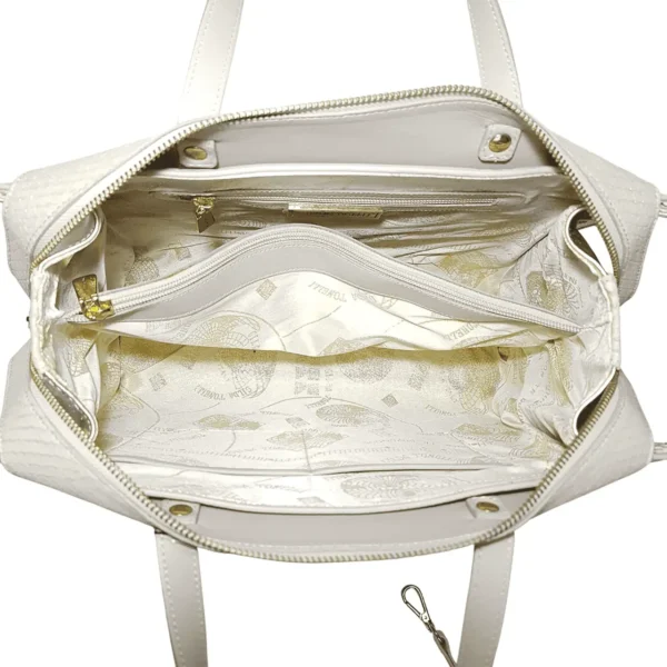 革製ハンドバッグ2wayベージュ