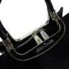 leather-bag-black-ディテール Iris本革バッグ2wayハンドバッグ黒