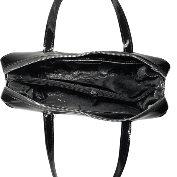 牛革ハンドバッグ黒