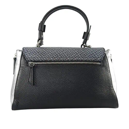 leather-bag-black-後方 Ananke本革バッグ2wayハンドバッグ黒