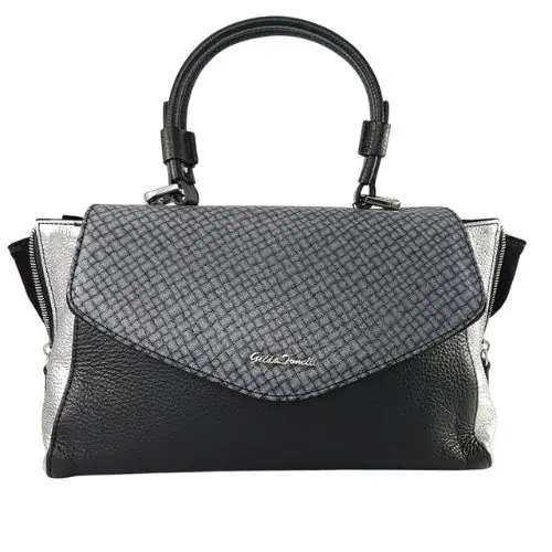 leather-bag-black-正面2 Ananke本革バッグ2wayハンドバッグ黒