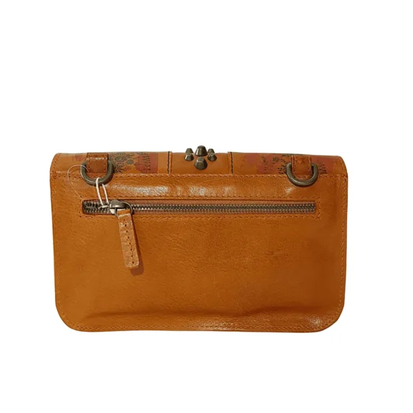 Ariel本革バッグショルダーバッグオレンジ