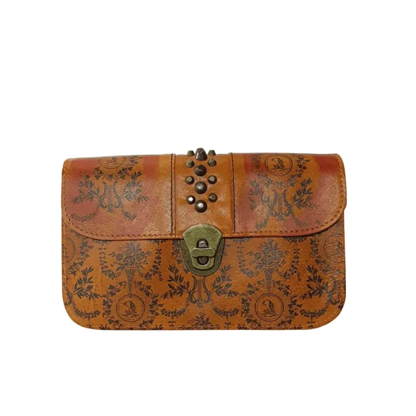 Ariel本革バッグショルダーバッグオレンジ