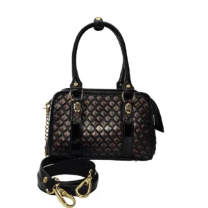 牛革ハンドバッグ黒