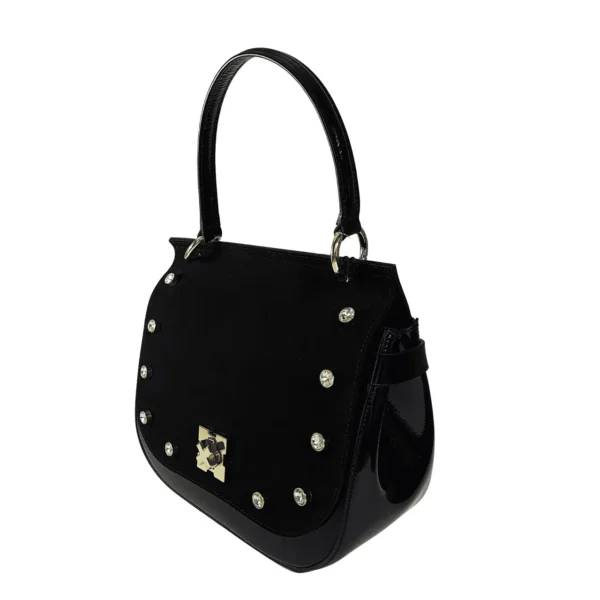 Nova本革バッグ2WAYハンドバッグ黒