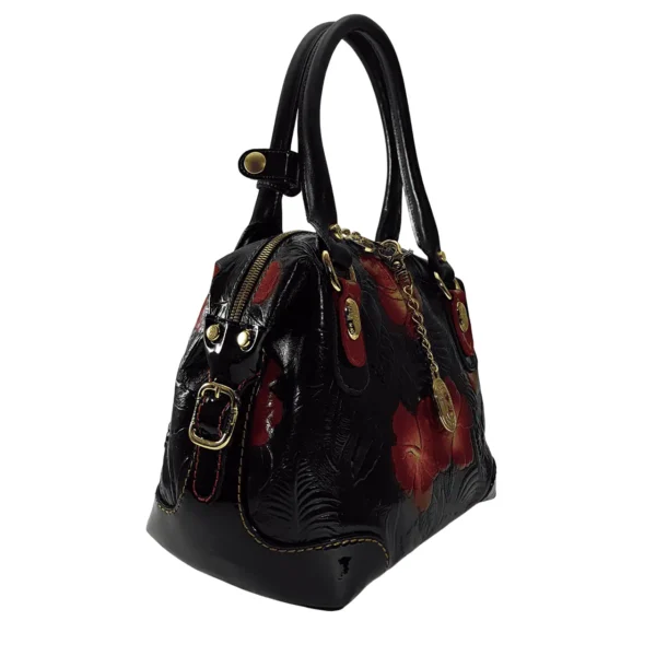 Bianca本革バッグ2WAYハンドバッグ黒