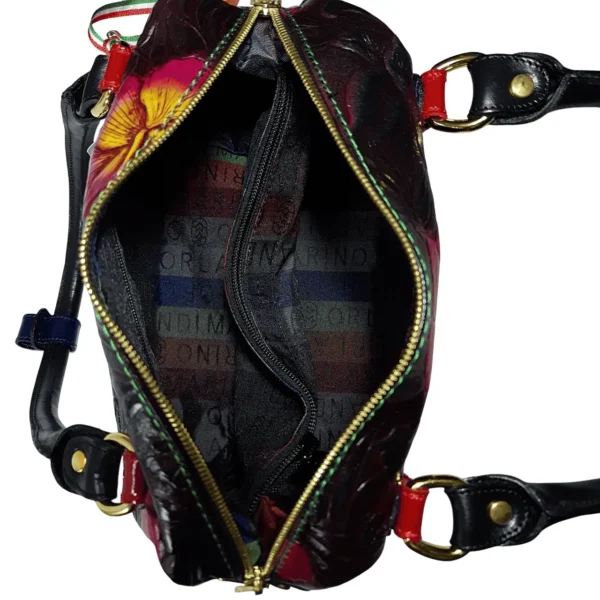 Bianca本革バッグ2WAYハンドバッグ黒