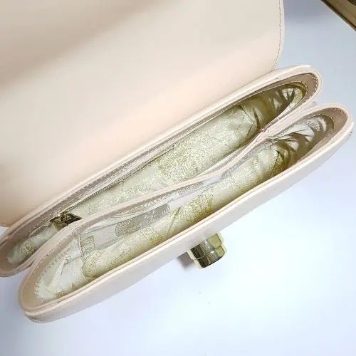 牛革バッグピンク