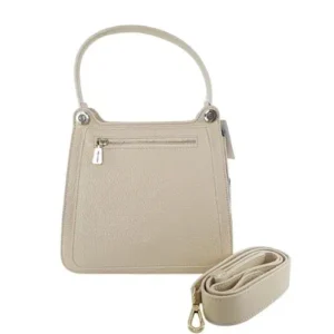 ピンクの牛革ハンドバッグレディース