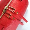 leather-handbag-red-ディテール AMALTHEA本革バッグ2wayハンドバッグ赤い