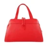 leather-handbag-red-正面 AMALTHEA本革バッグ2wayハンドバッグ赤い