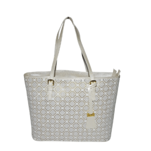 牛革トートバッグ白