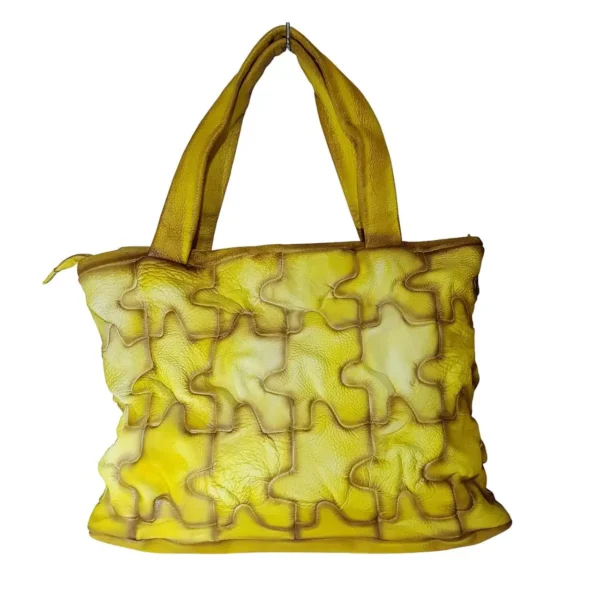 Leather-totebag-yellow