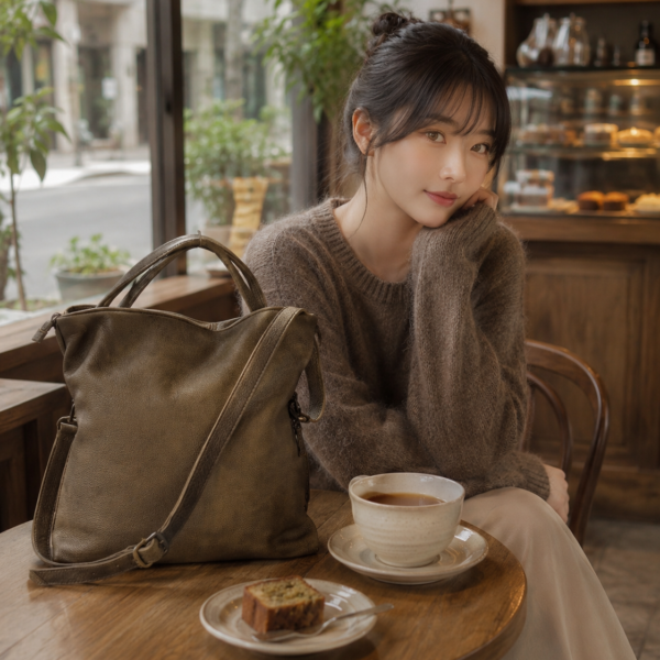 SKYE 5 SKYE 本革ショルダーバッグ