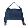 SuedeCow Leather-handbag-blue-1 SuedeCow-Leather-handbag-blue-front