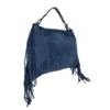 SuedeCow Leather-handbag-blue-3 SuedeCow-Leather-handbag-blue-side
