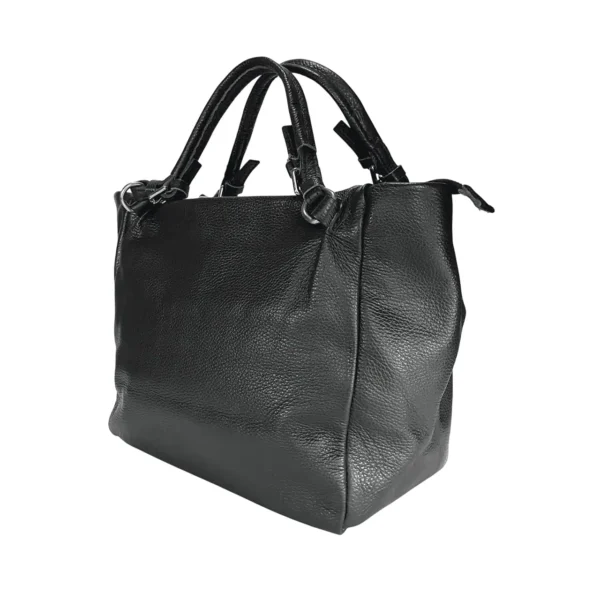 leather-handbag-black-ハンドバッグ