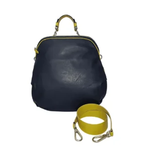 leather-handbag-blue-green-detail