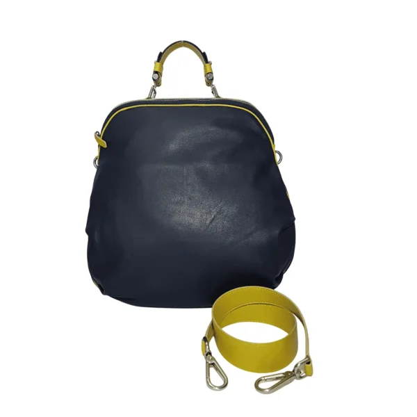 leather-handbag-blue-green-detail