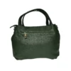 leather-handbag-militarygreen-behind 本革 ハンドバッグ レディース