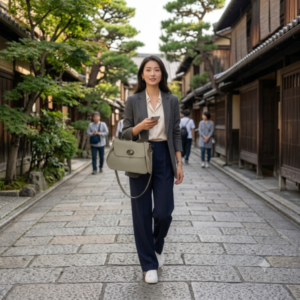 TARA 本革2WAY ハンドバッグ