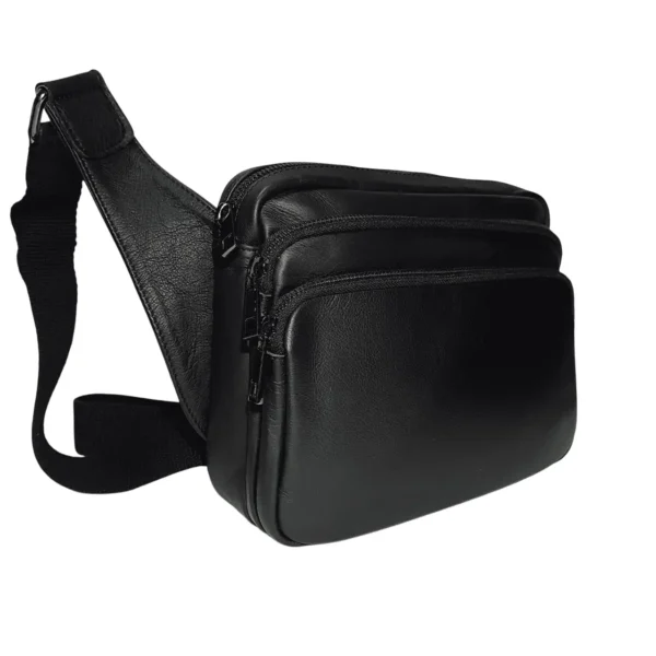 ユニセックスバッグ-leather-shoulderbag