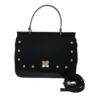 レディースバッグ-leather-black - strap LUCY 本革2WAY ハンドバッグ