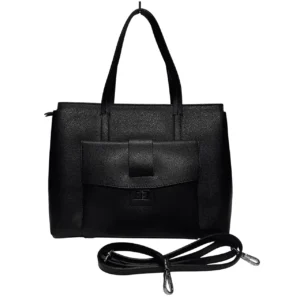 レディースバッグ-leather-handbag-black