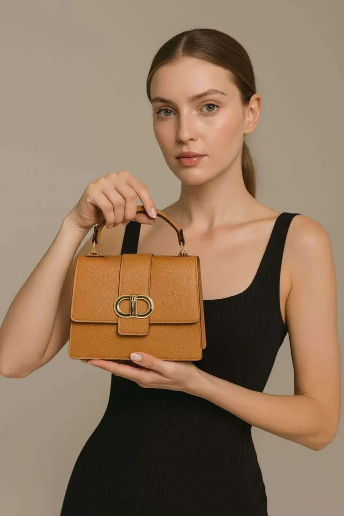 ピピロッポのスマートバッグデザイン「オリオンバックパック」を使用している女性