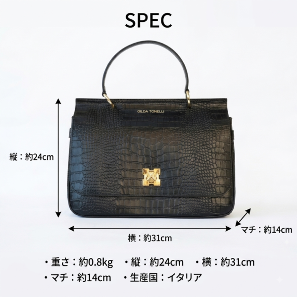 DAGON 4 DAGON 本革ハンドバッグ