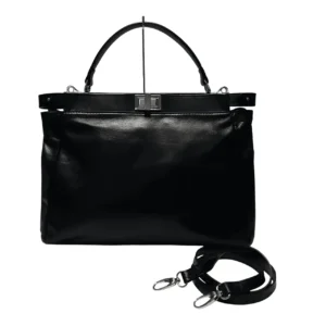 ビジネスバッグ-leather-black