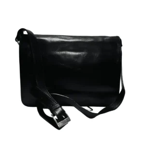 ビジネスバッグ-leather-black