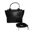 レディースバッグ-leather-handbag-black レディースバッグ-イタリア製本革