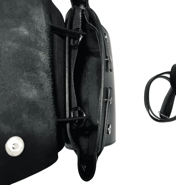 レディースバッグ-leather-handbag-black-interior レディースバッグ-イタリア製本革