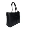 レディースバッグ-leather-totebag-black-side レディースバッグ-本革トートバッグ