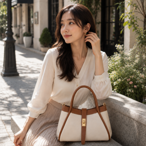 FAMI BAG 5 FLAMI 本革2WAY ハンドバッグ