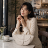 CEFINA 本革2WAY ハンドバッグ