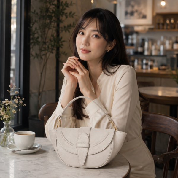 CEFINA 本革2WAY ハンドバッグ