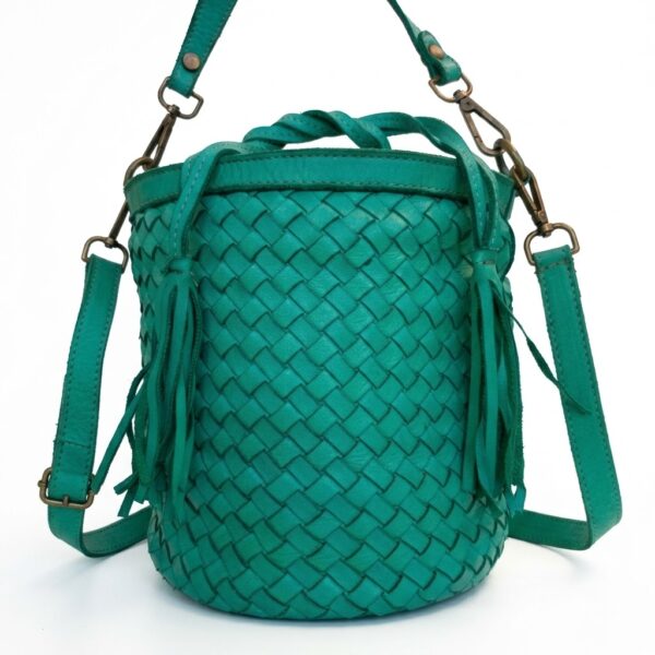 TEAL3 TEAL 本革2WAY ハンドバッグ